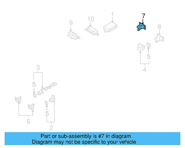 Rear Retainer 3D0-919-486-D - View 2