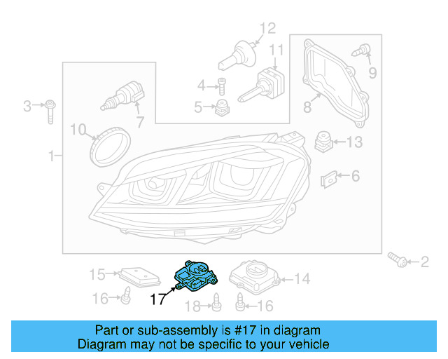 High Intensity Discharge (Hid) Lighting Ballast 8K0-941-597-E - View 6