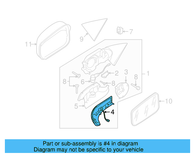 Signal Lamp 3D0-949-101-A - View 3