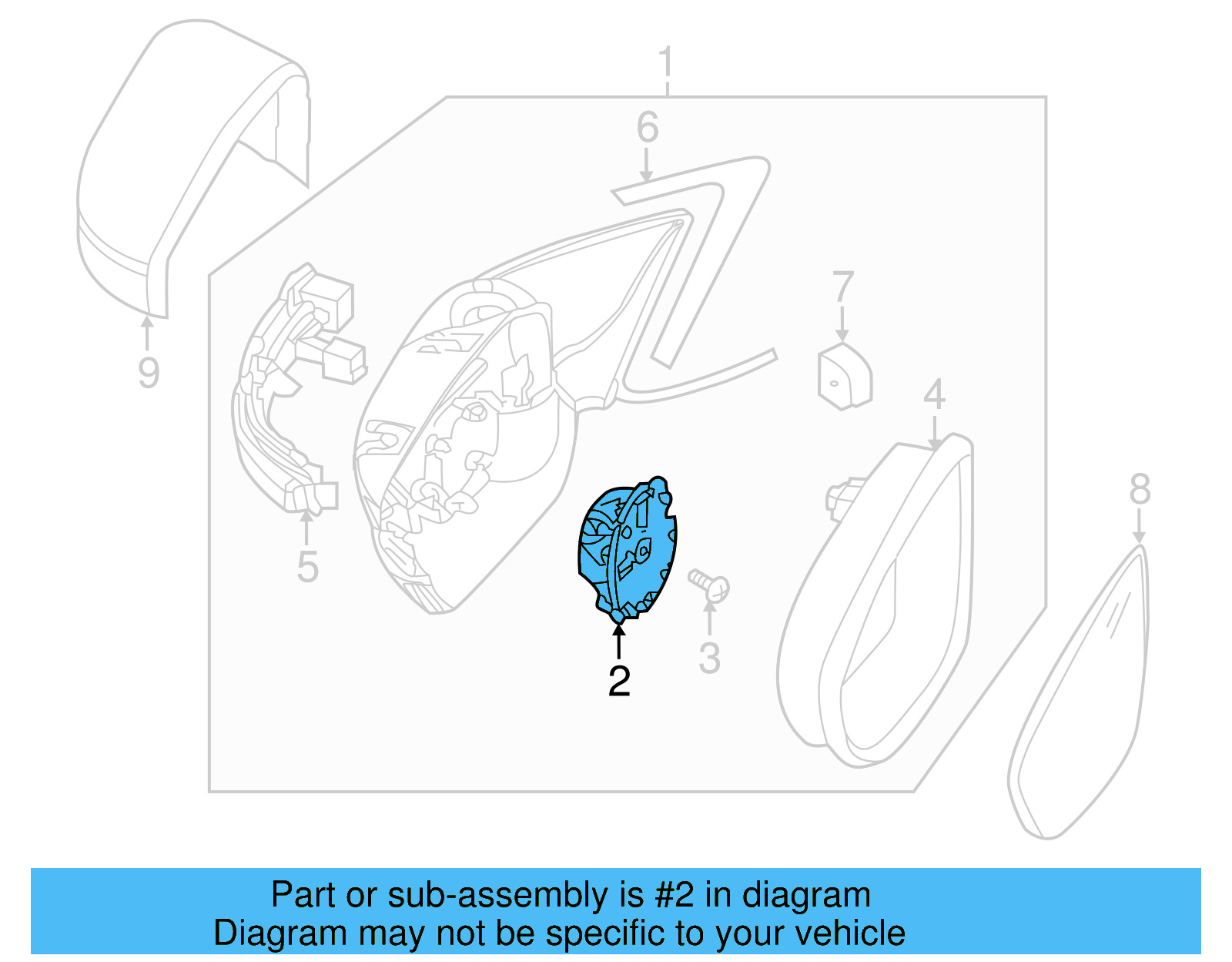 Adjust Motor 3D0-959-578-B - View 62