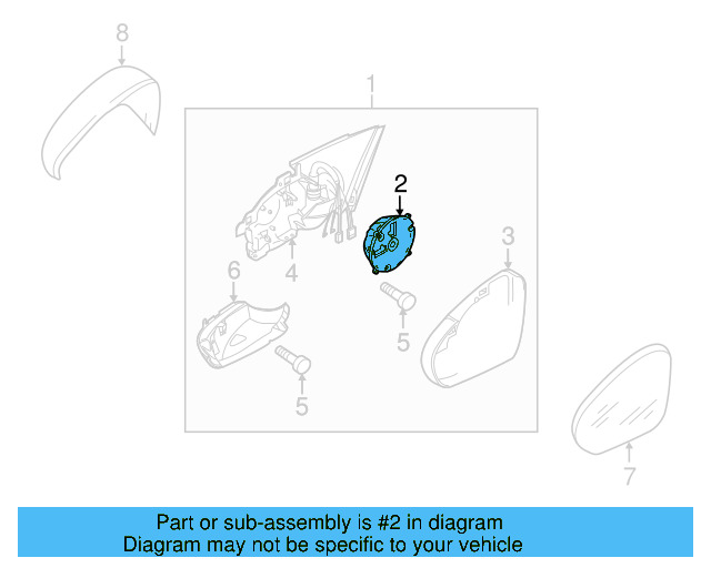 Adjust Motor 3D0-959-578-B - View 55