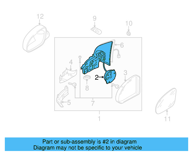 Adjust Motor 3D0-959-578-B - View 24