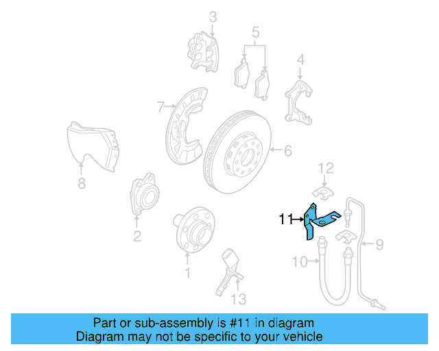 Bracket 3D0-611-843-C - View 2