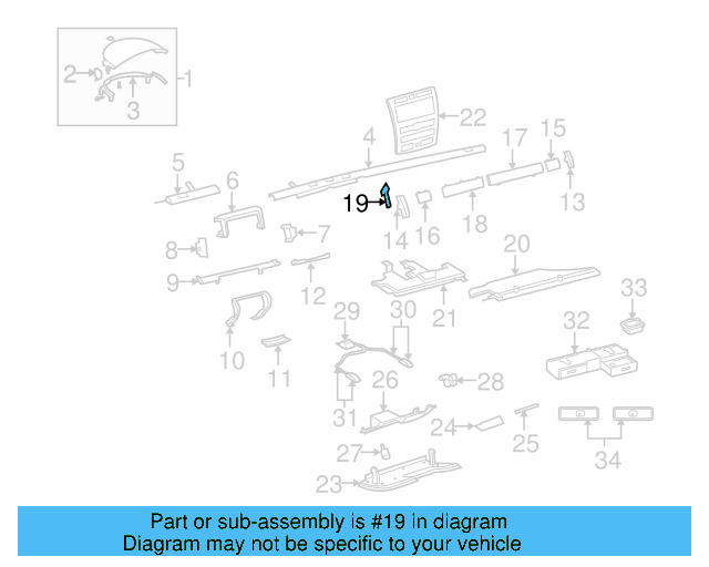 Retainer 3D1-857-526 - View 2