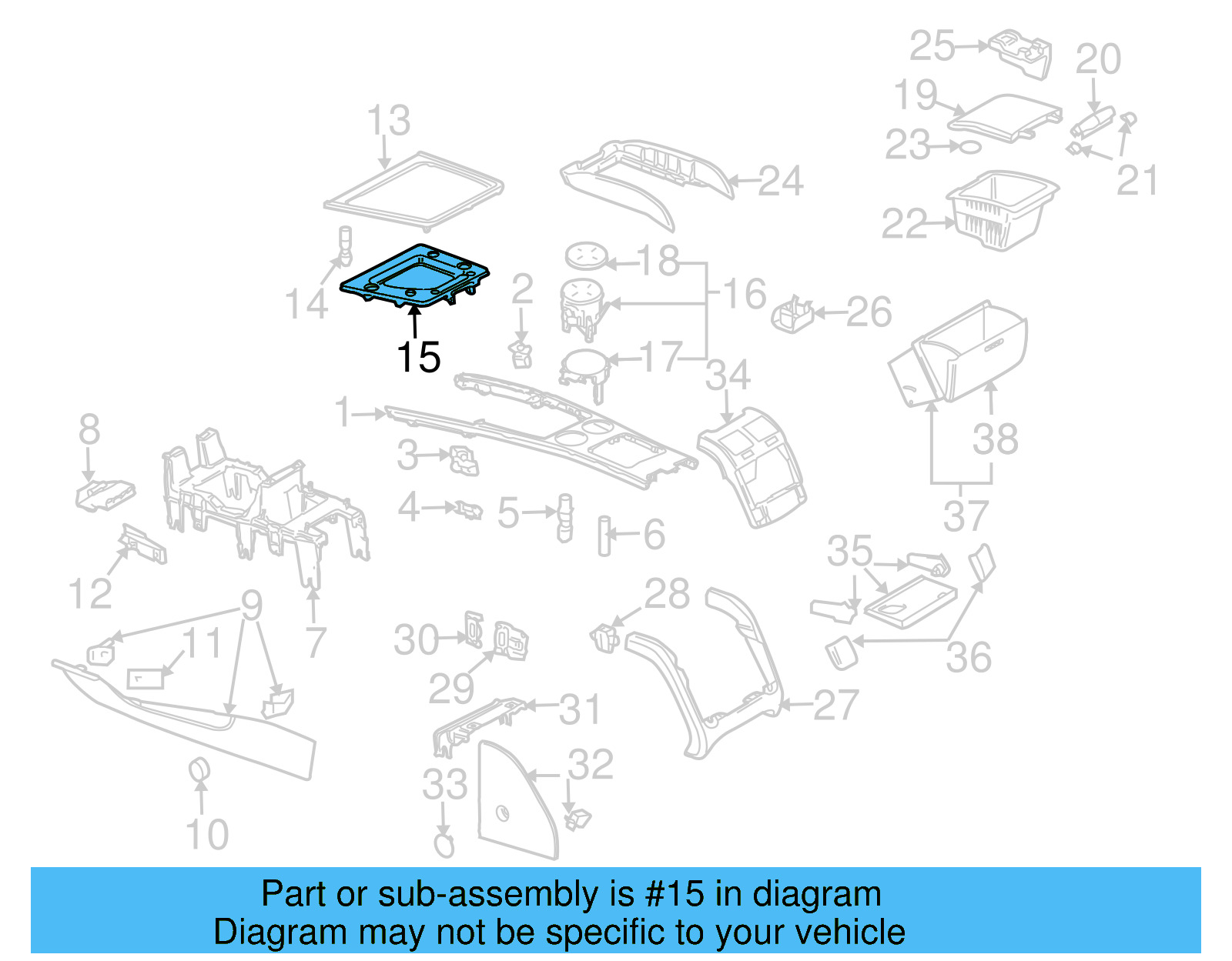 Trim Plate 3D1-857-747-CG-5W8