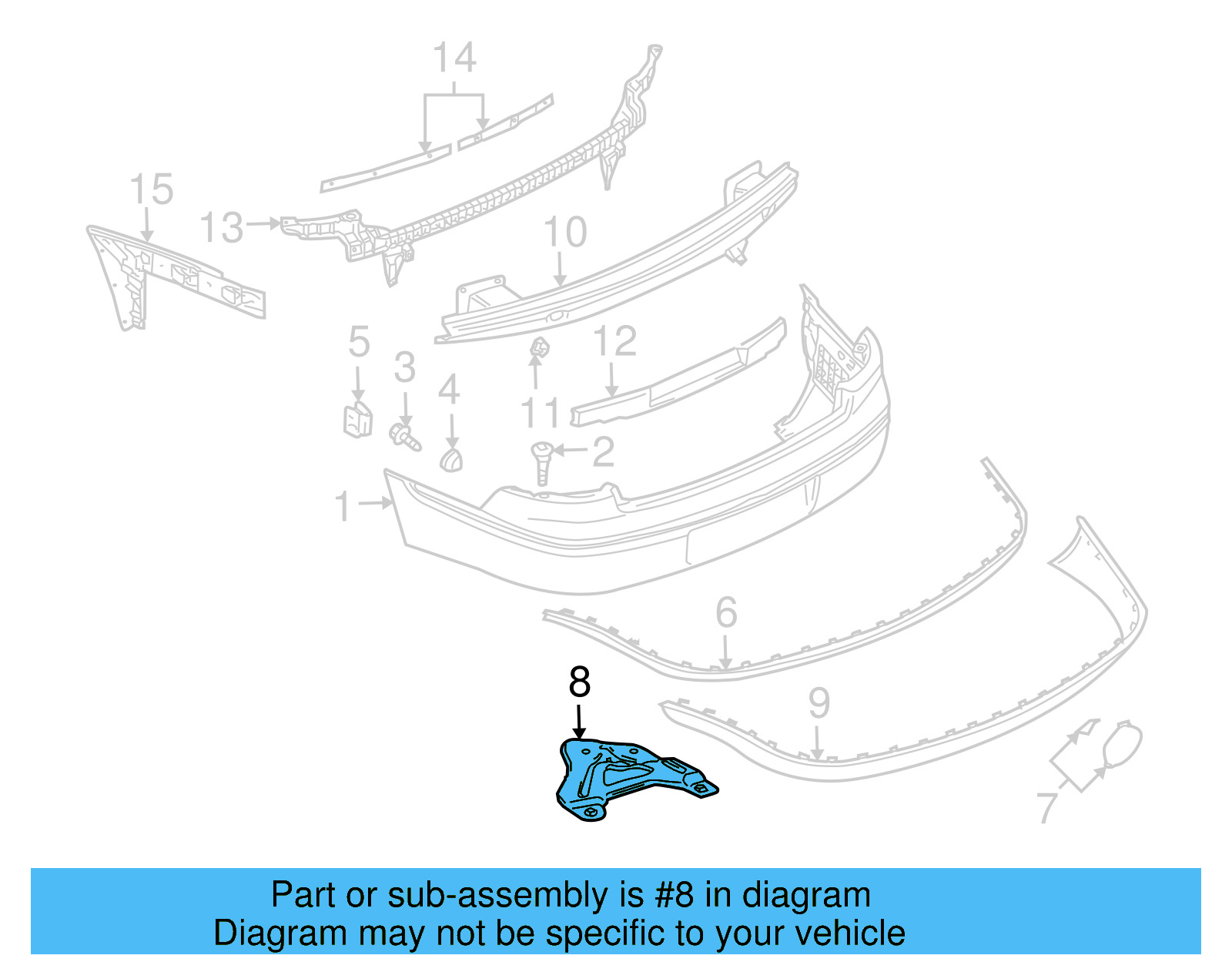 Bracket 3D5-807-045-B - View 2