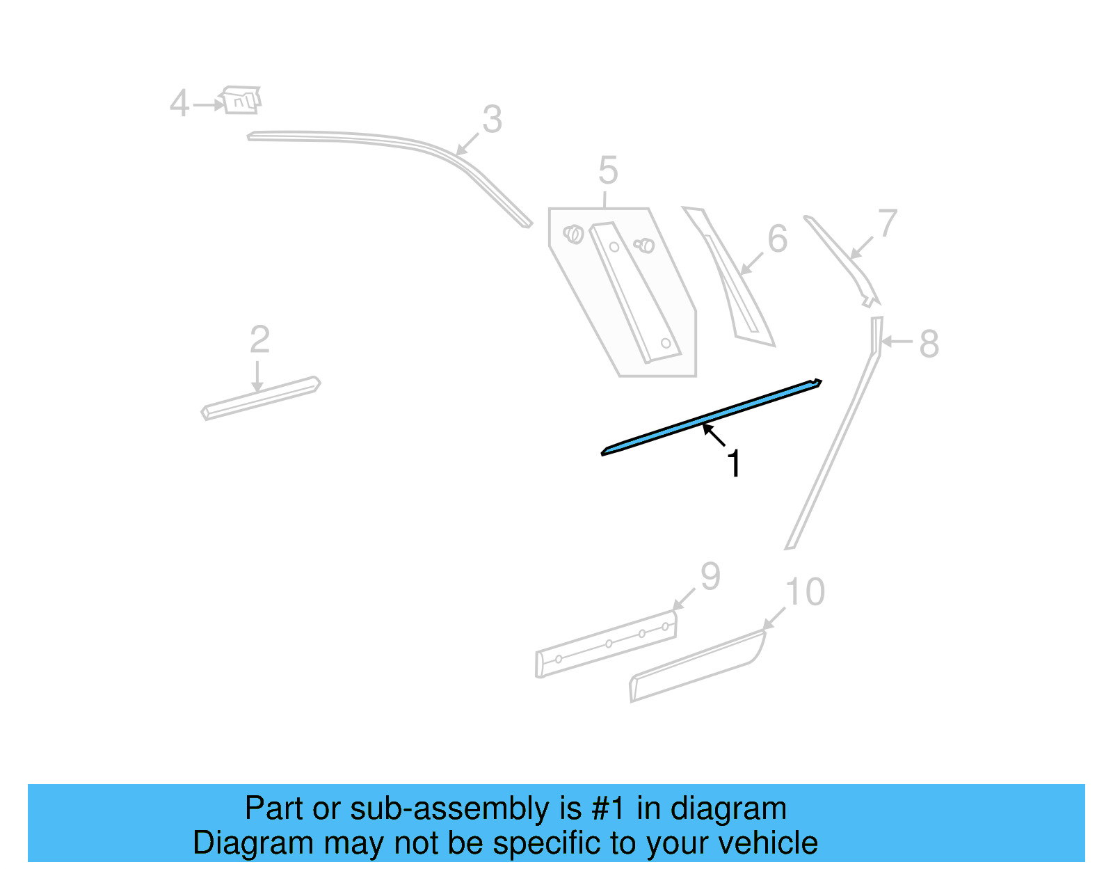 Belt Weather 3D7-839-476-C-PRP - View 2