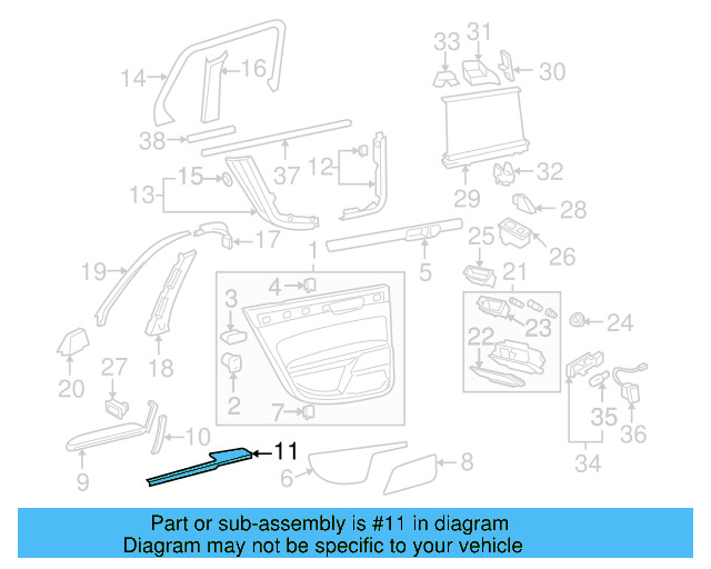Trim 3D7-867-419-A-8X3 - View 2