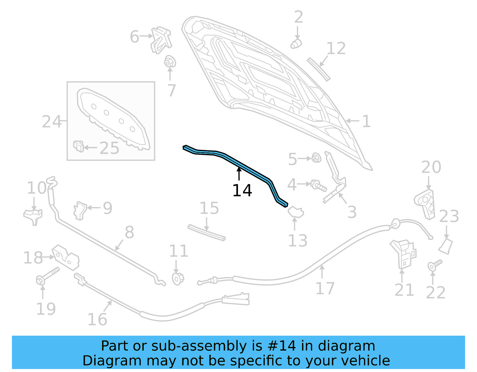 Handle 3G0-823-533-82V - View 12