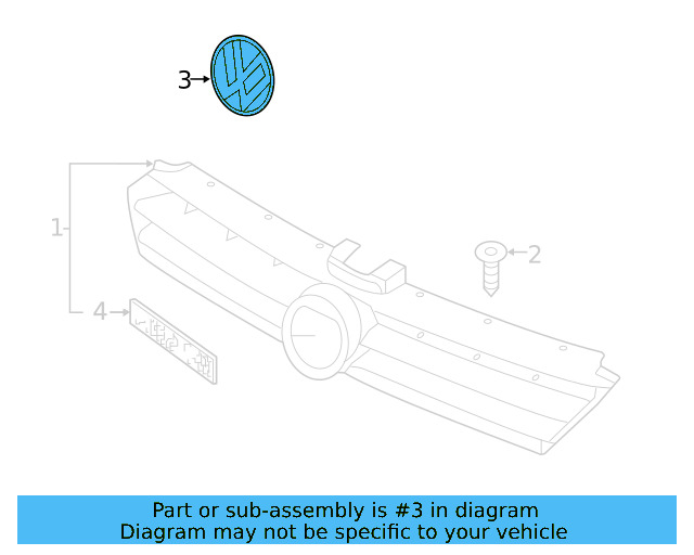Emblem 3G0-853-601-A-JZA - View 39