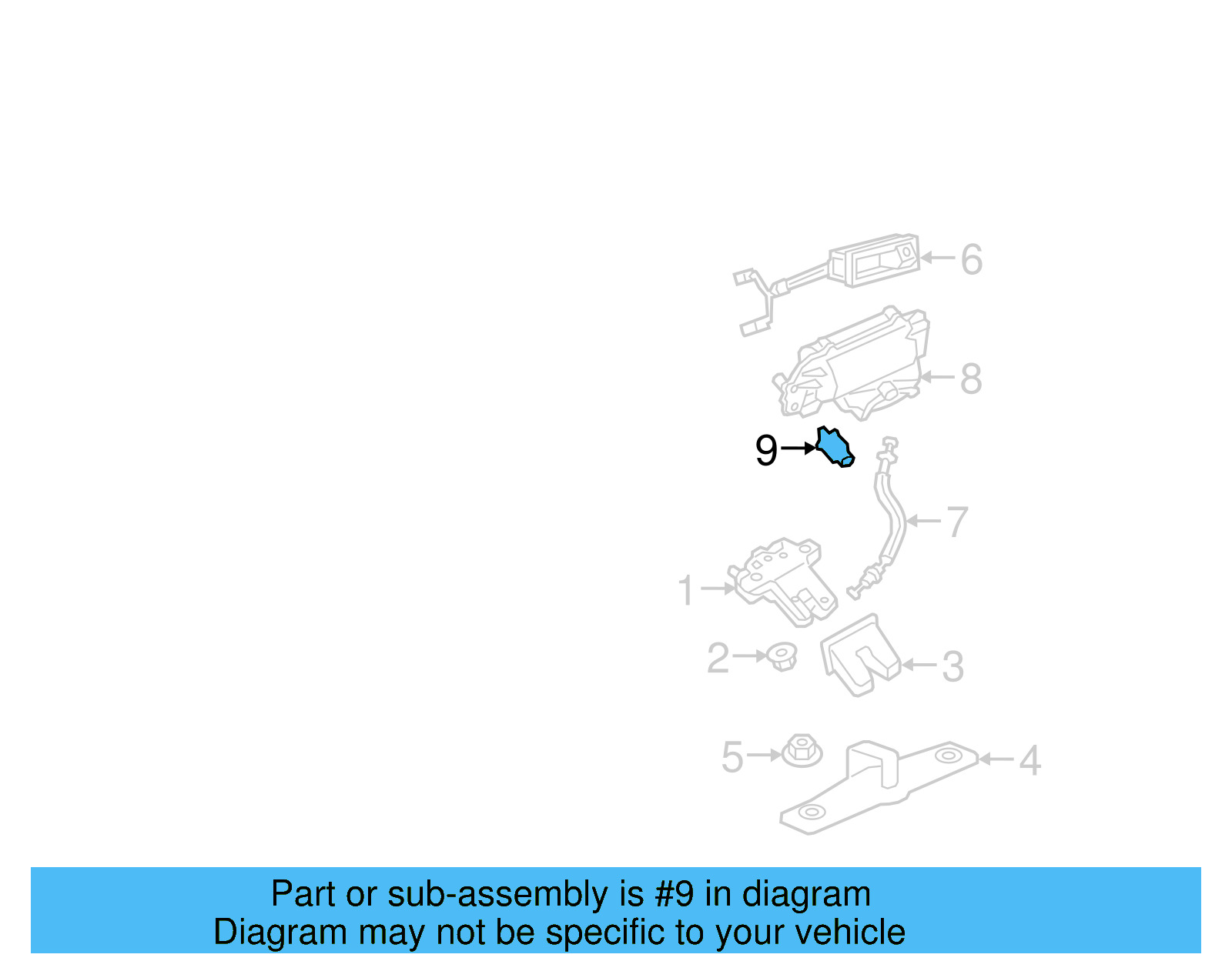 Pull Down Motor Clip 3G0-854-719-B - View 17