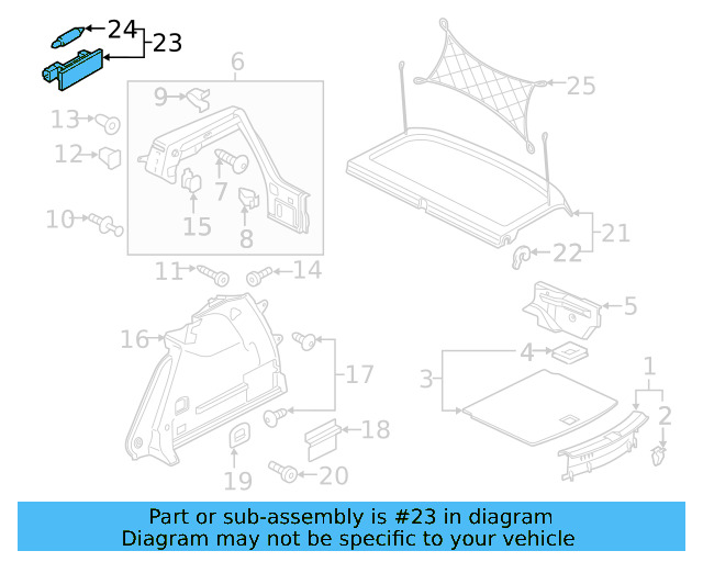 Luggage Lamp 3G0-947-101-A - View 28