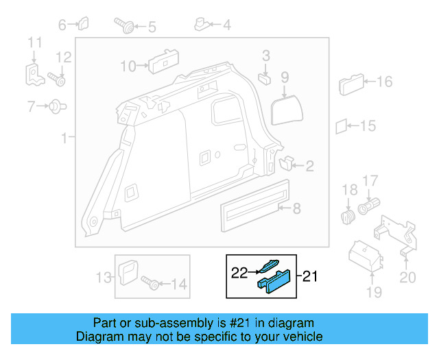 Luggage Lamp 3G0-947-101-A - View 65