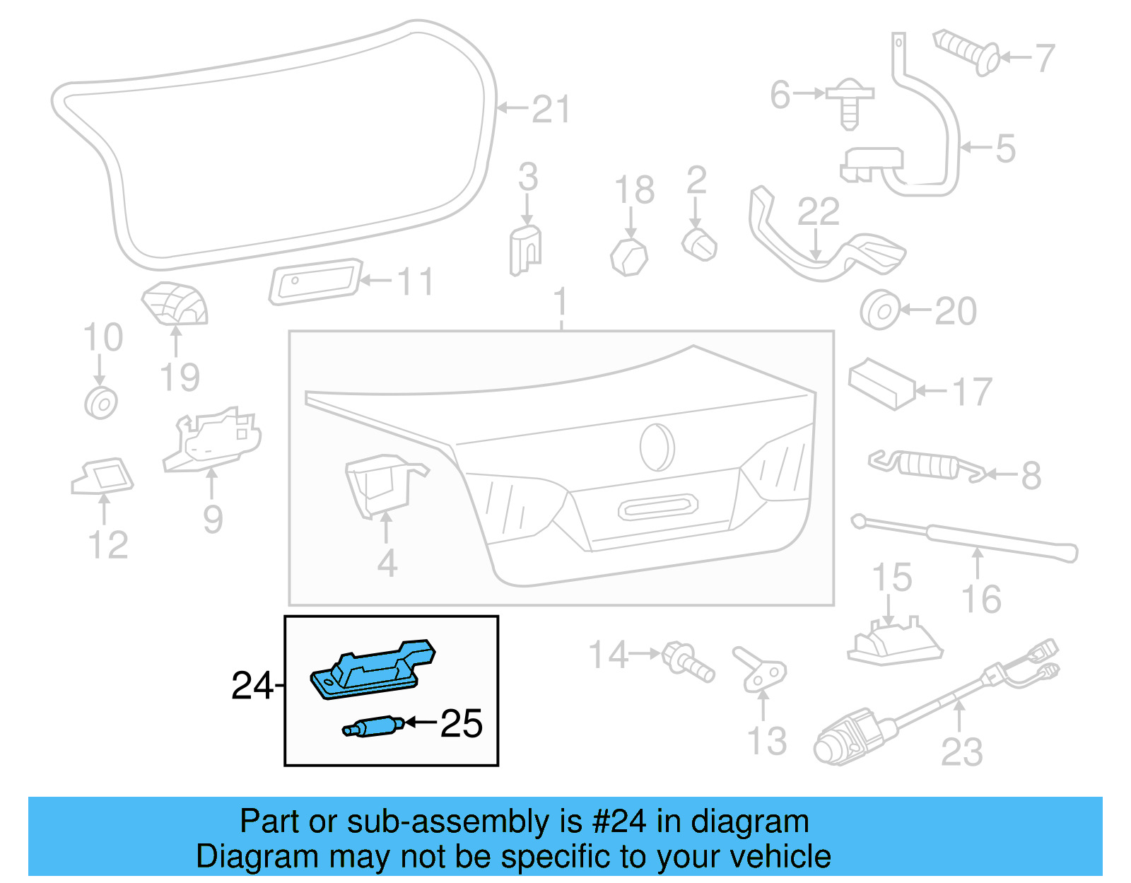 Luggage Lamp 3G0-947-101-A - View 71