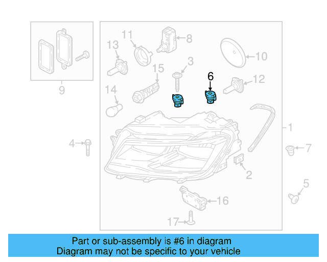 Headlamp Assembly Spacer 3G1-941-141 - View 2