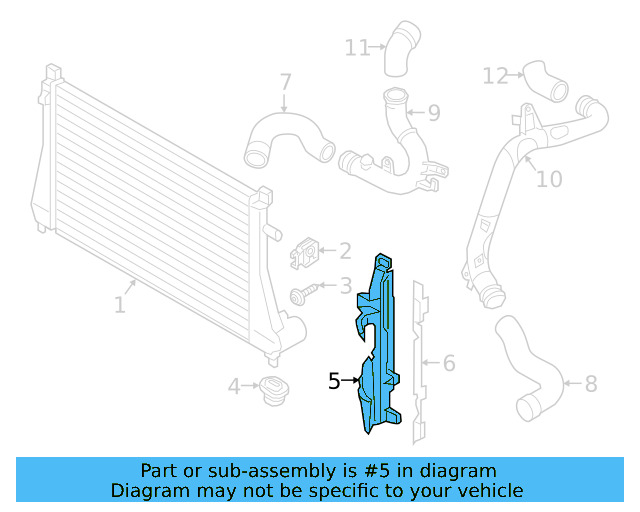 Air Baffle 3G8-121-284-D - View 2