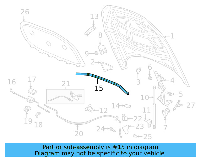 Seal To Cowl 3G8-823-723 - View 4