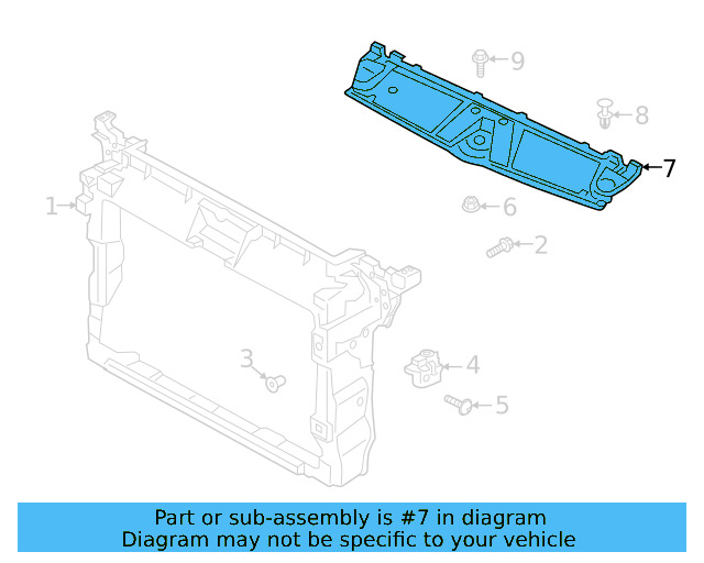 Upper Cover 3G8-853-037-B-9B9 - View 2