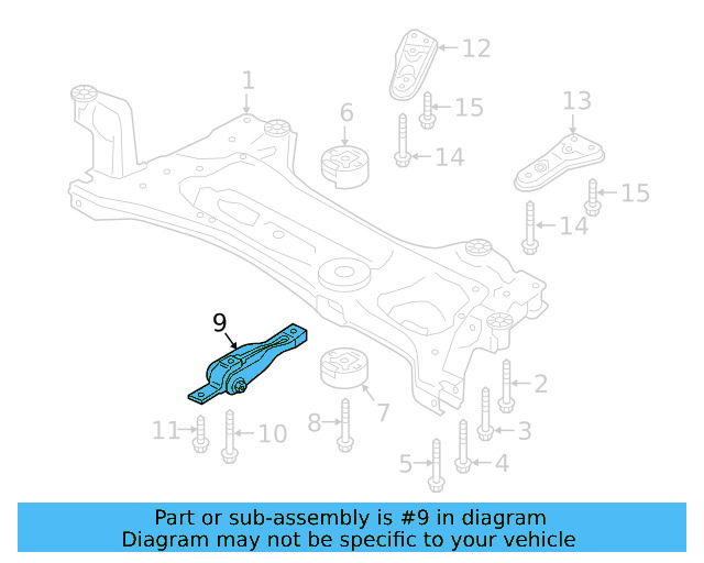 Motor Mount Mount Bolt N-105-524-04 - View 52