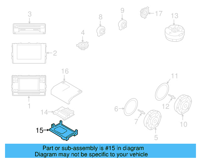 Amplifier Bracket 3QF-035-933-A - View 4