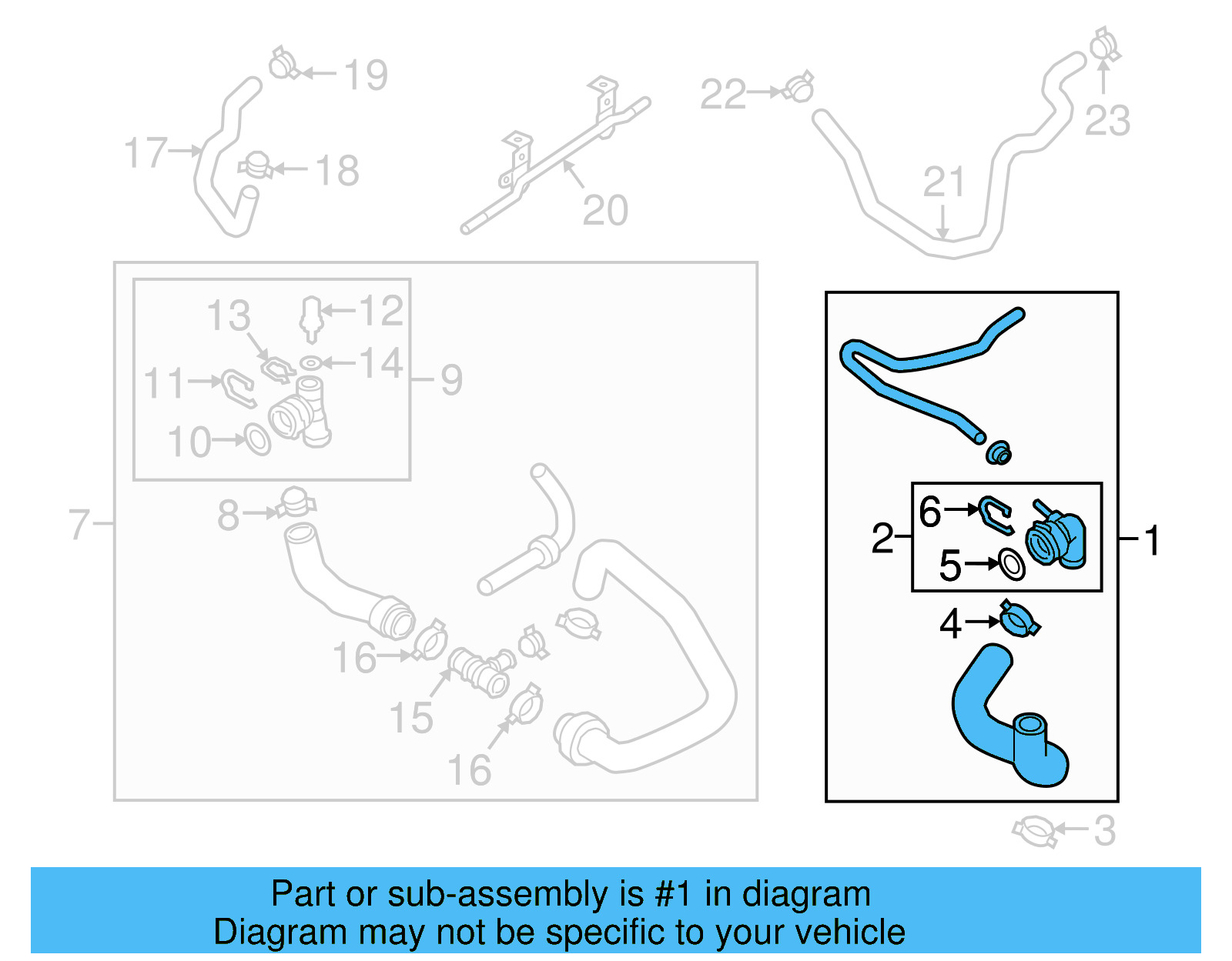 Radiator Hose 3QF-122-101-G