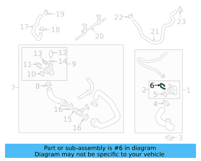 Upper Coupling Retainer Spring 1J0-121-142 - View 193