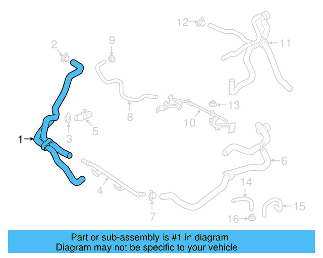 Overflow Hose 3QF-121-447-A - View 7