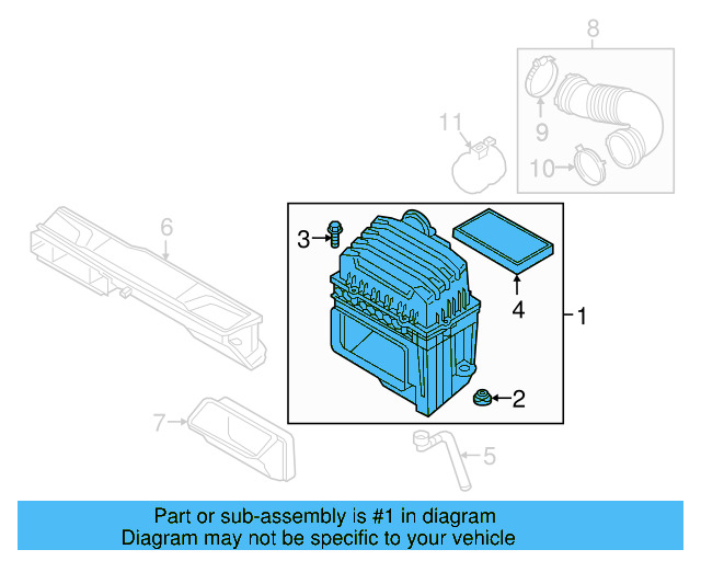 Air Cleaner Assembly 3QF-129-607-F - View 5