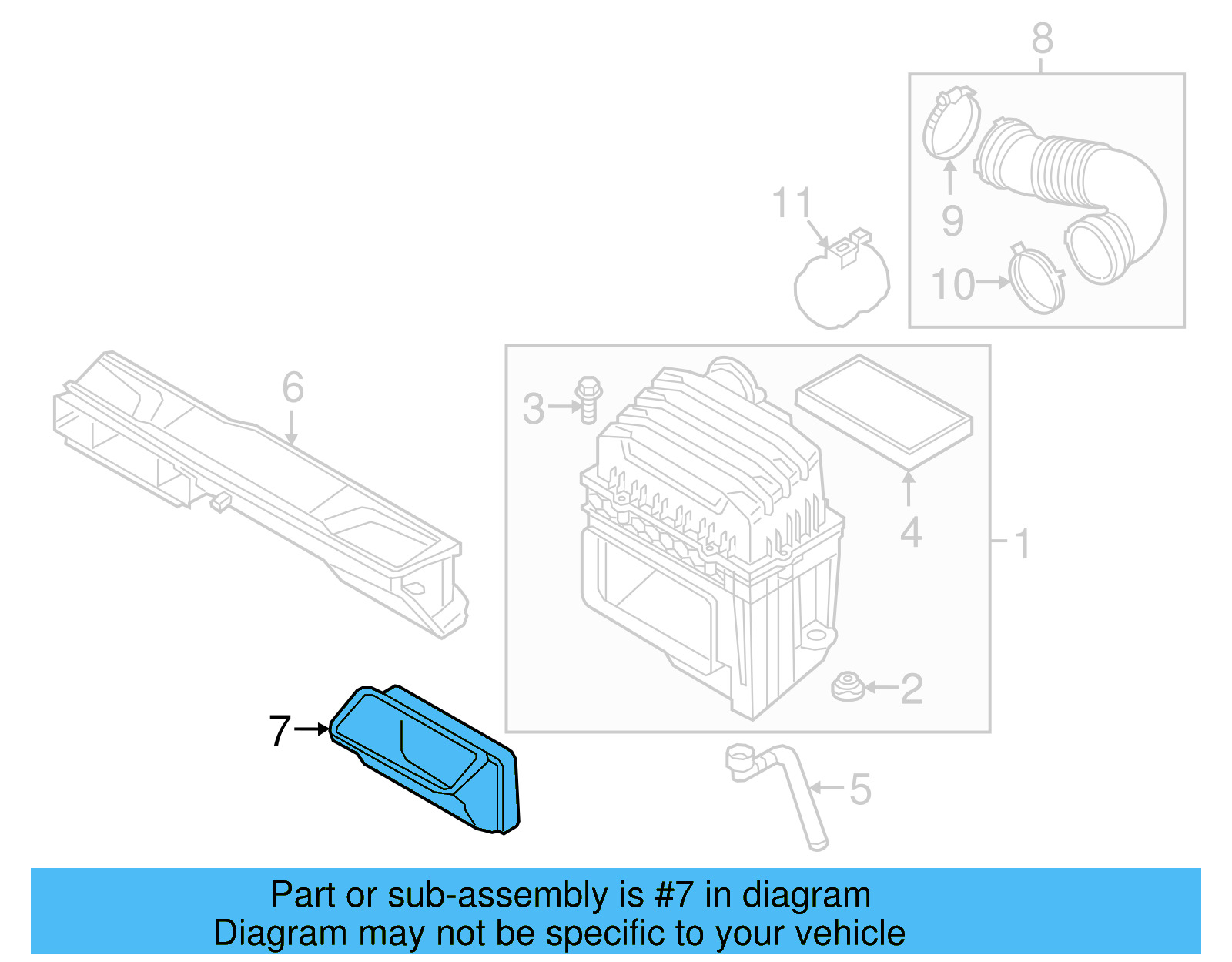 Intake Duct 3QF-129-618 - View 8