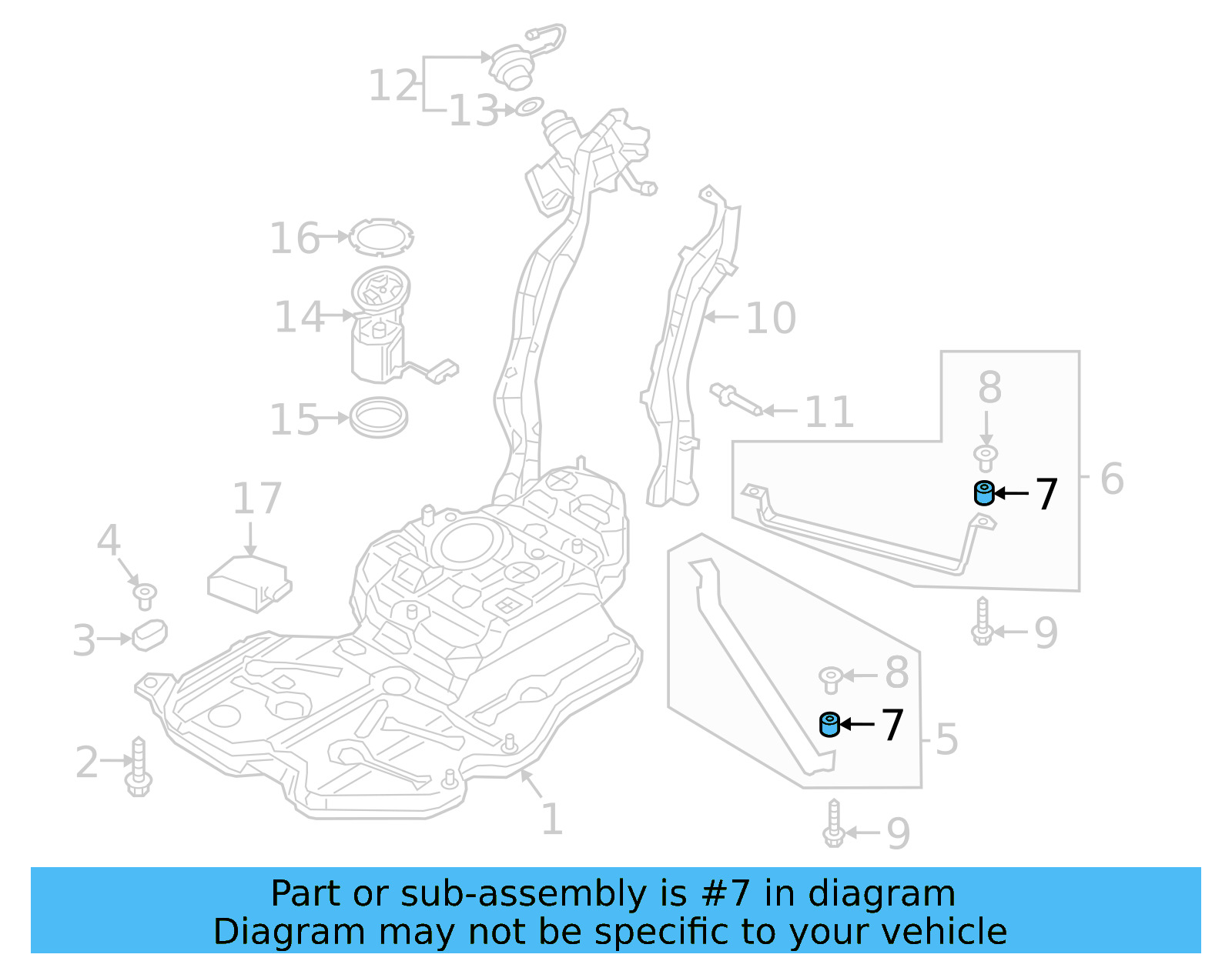 Tank Strap Isolator 3QF-201-840 - View 14