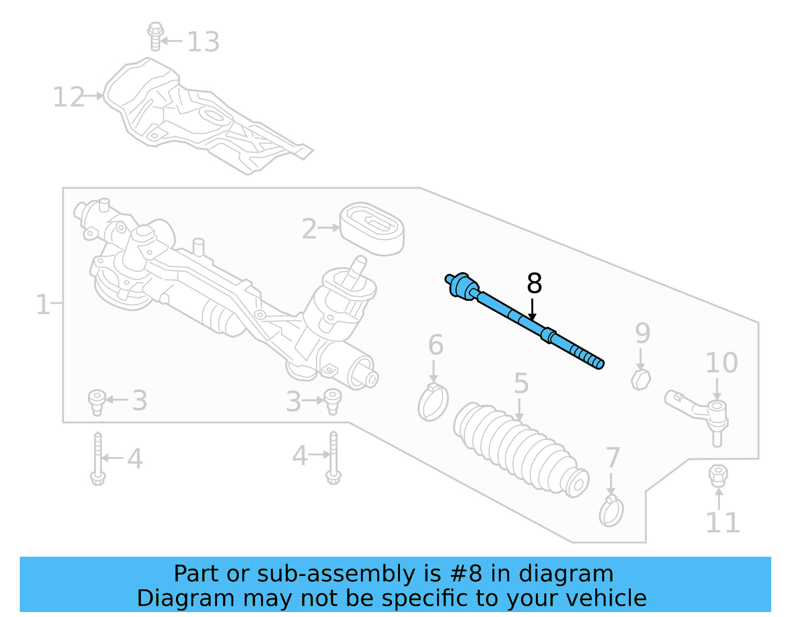 Inner Tie Rod 3QF-423-810-C - View 6