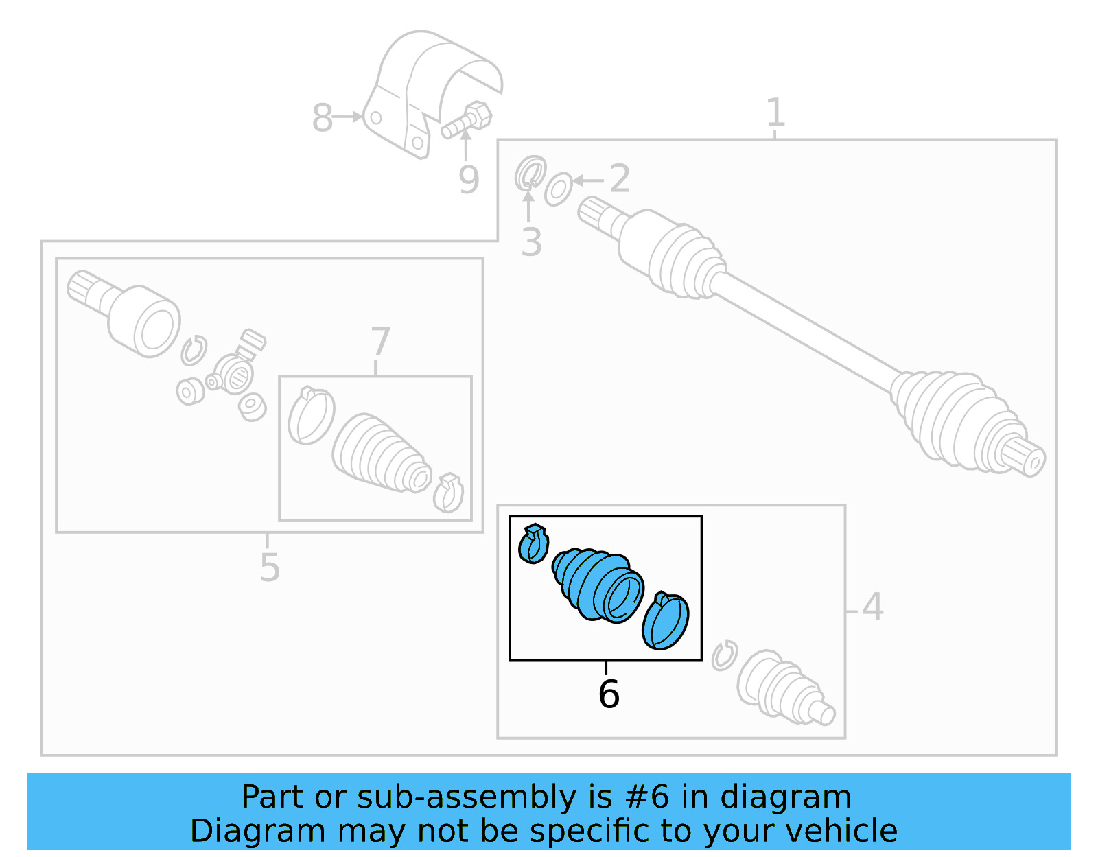 Outer Boot 3QF-498-203-B - View 3