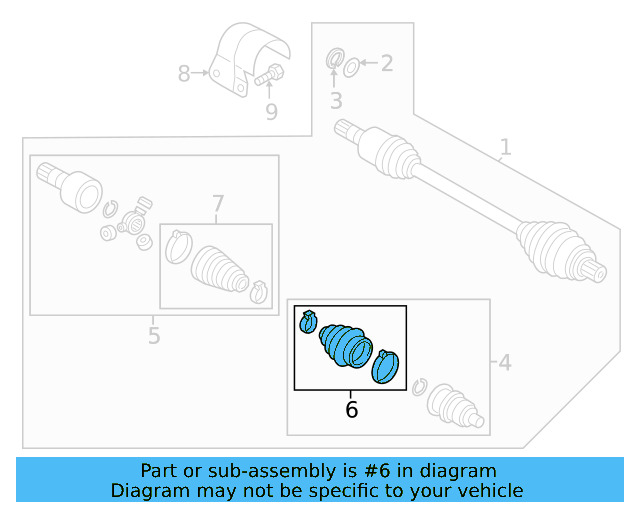 Outer Boot 3QF-498-203 - View 6