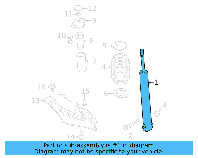 Shock Absorber 3QF-513-029-AE - View 4