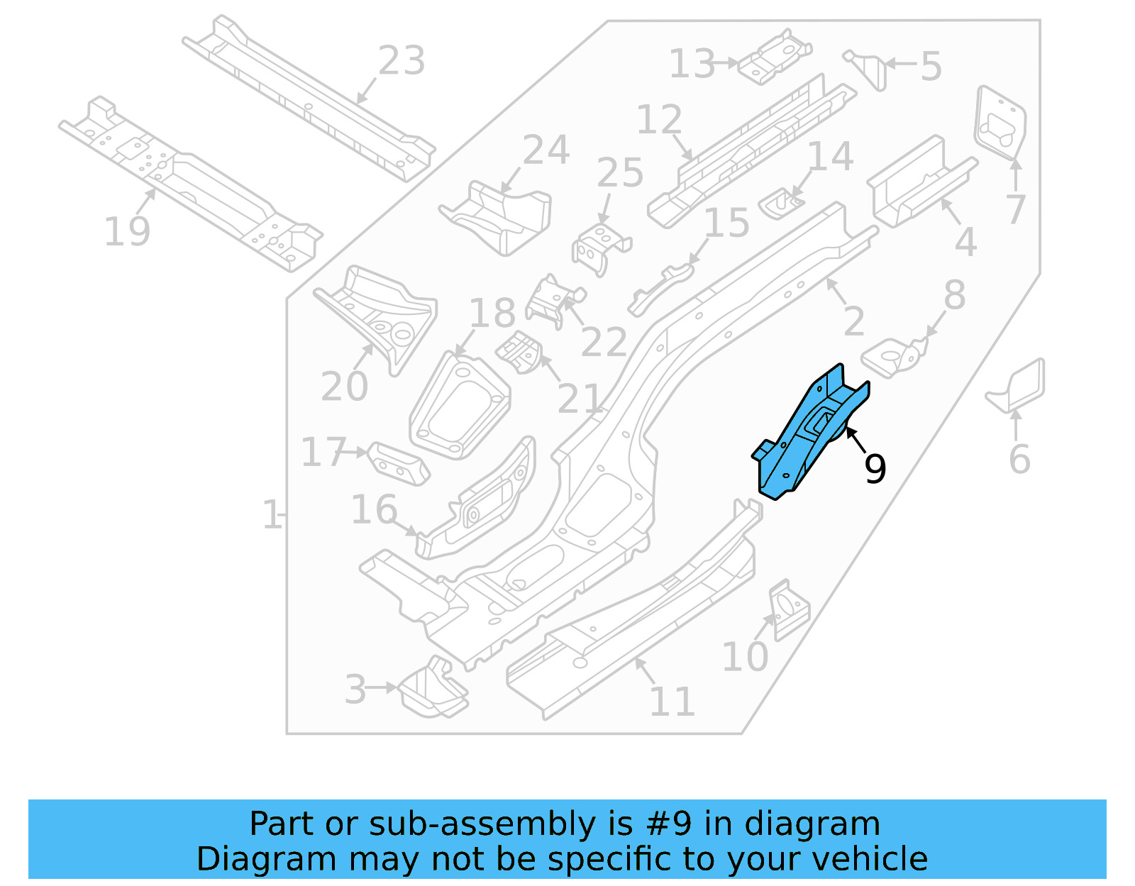 Mount Support 3QF-801-772 - View 5