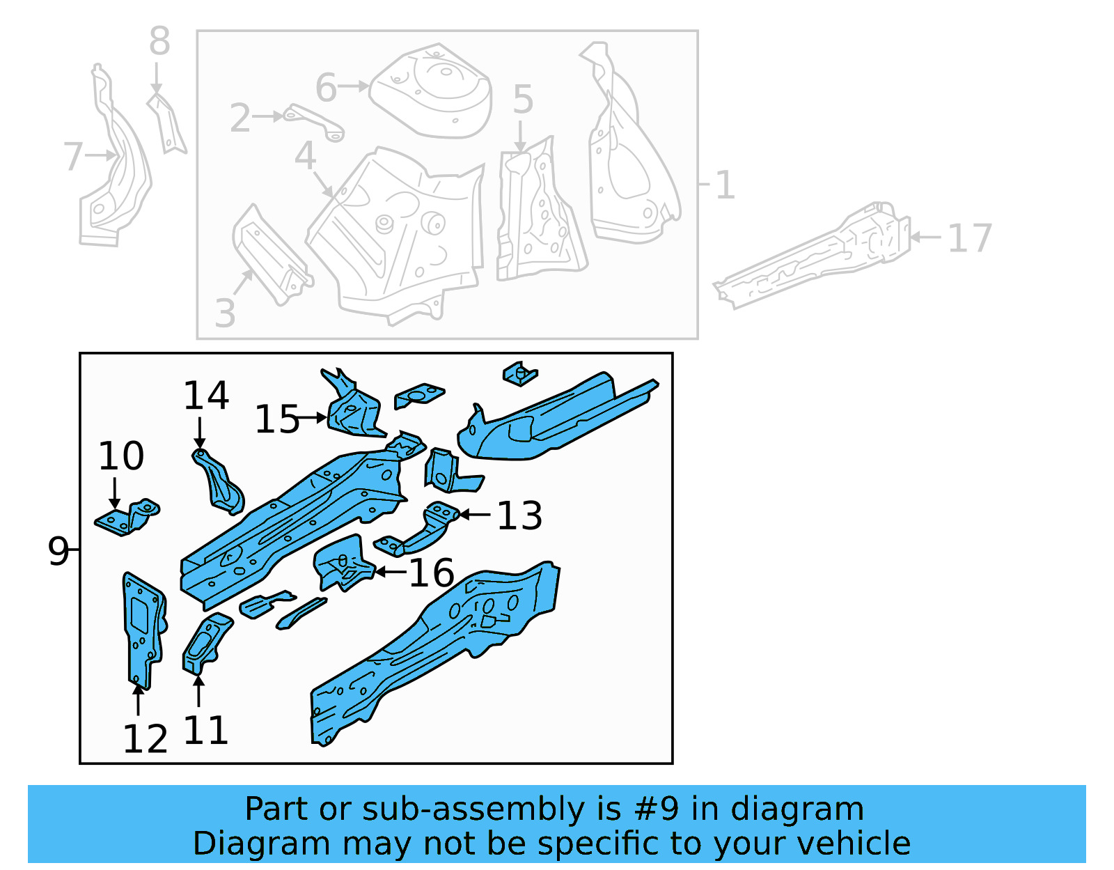 Rail Assembly 3QF-802-036-A - View 4