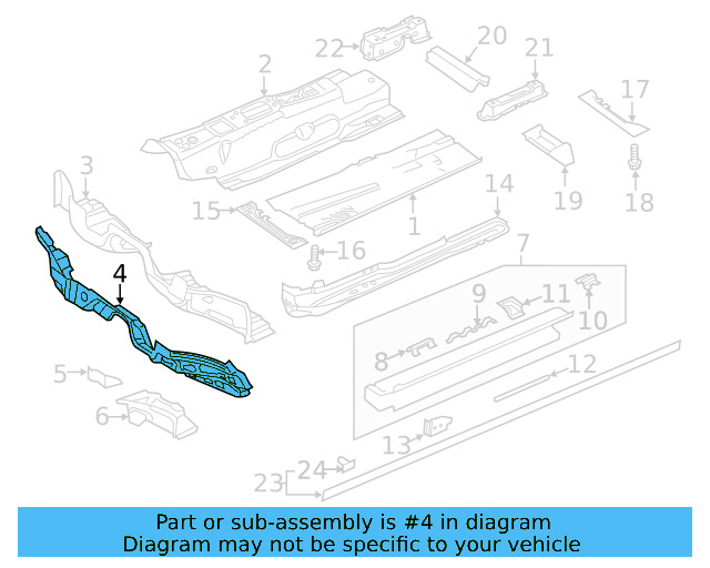 Lower Cross 3QF-803-144 - View 4