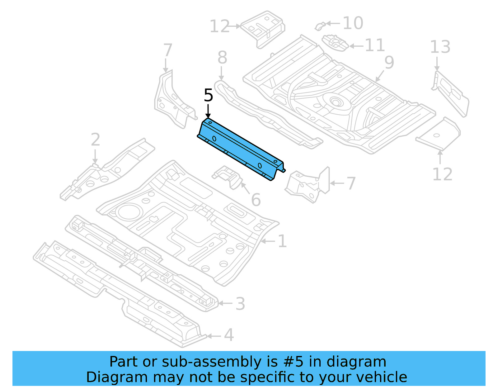 Center Cross 3QF-814-153-A - View 4