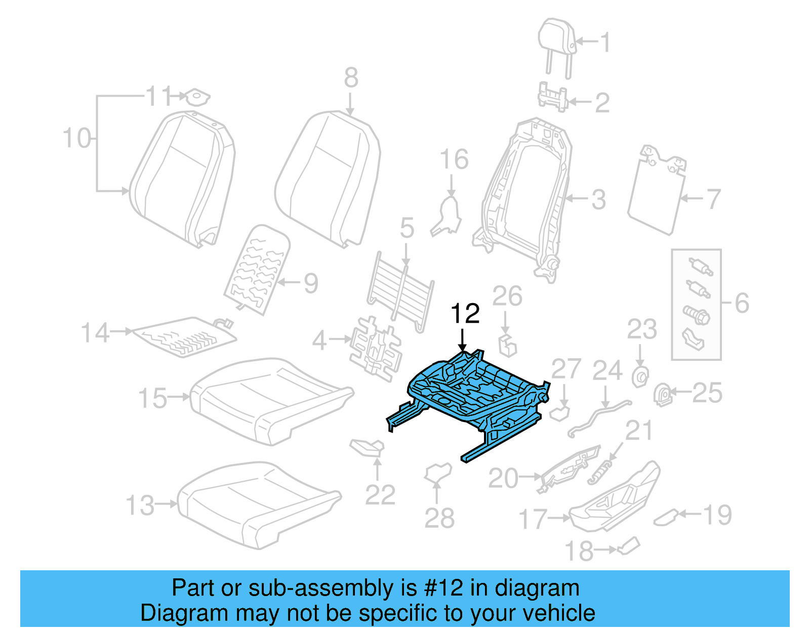 Cushion Frame 3QF-881-106-A - View 2