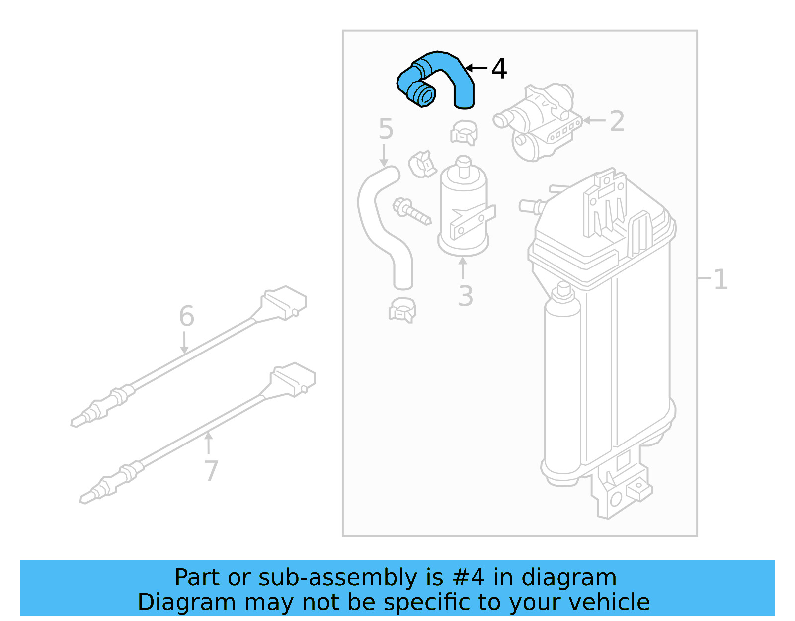 Upper Hose 3QF-906-272 - View 7