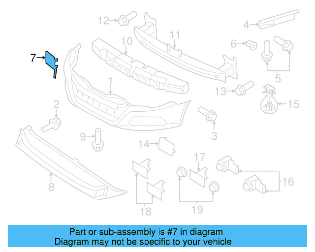 Tow Eye Cap (Unpainted) 3c8807241bgru - View 11