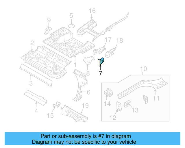 Seat Bracket 1K0-804-094-A - View 5