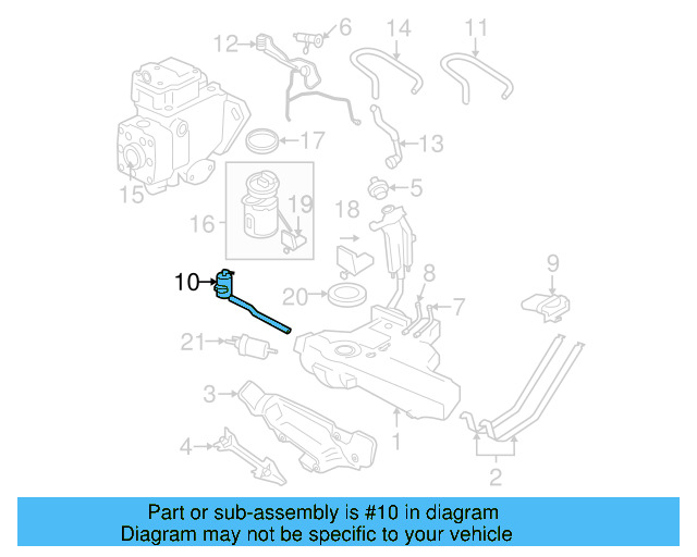 Breather Tube 1C0-201-160-N - View 8