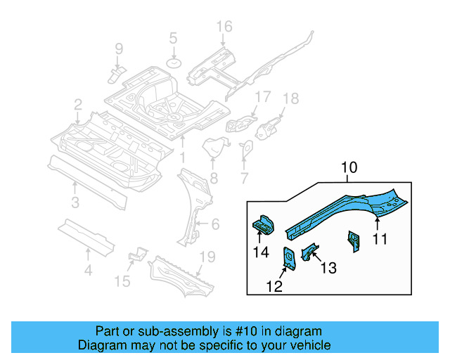 Rail Assembly 1K5-803-496 - View 6