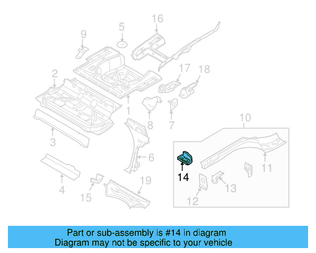 Muffler Bracket 1K5-803-545 - View 4