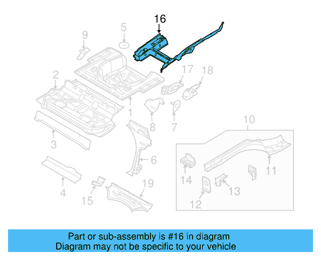 Seat Bracket 1K0-804-094-A - View 25
