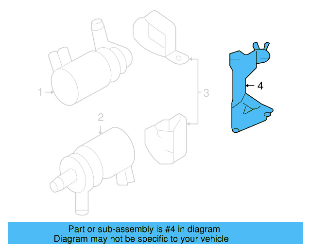 Mount Bracket 7L6-121-079-F - View 3