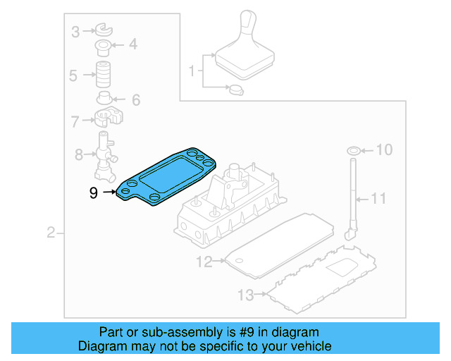 Gasket 1K0-711-267-B - View 20