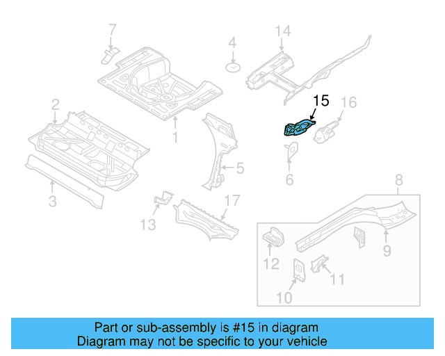 Seat Bracket 1K0-804-094-A - View 6