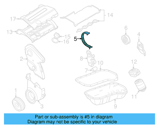Timing Belt 058-109-119-D - View 5